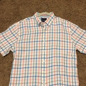 Tommy Bahama Men’s Button Up Plaid Shirt